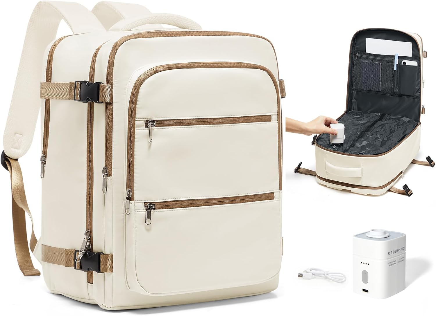 Vacuum Compression Travel Backpack